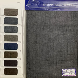 Durable Wool Feel Heavyweight Polyester Warp Fabric | Plain Dyed Suiting Material for Apparel for both men and women - Product Image 3