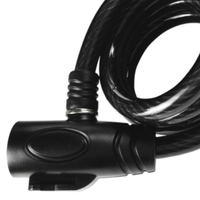 Antivol de vélo haute sécurité durable ABA ARV-B007, clé à fossettes, en acier et alliage de zinc, fabriqué à Taïwan, 360g, 12mm x 48 pouces