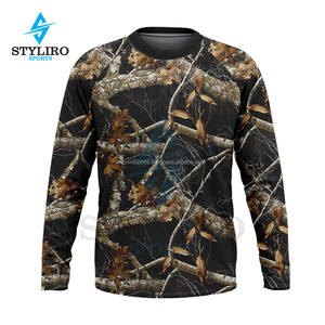 Ropa de hombre, camisetas de algodón, árbol real impreso CAMO caza selva impreso camping bosque camisetas hombres camisetas - Product Image 5