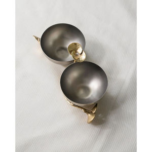 Classic Rose Gold Metal Serving <b>Bowl</b> with Floral Design <b>for</b> Wedding Parties Decorative <b>Desserts</b> & Snacks <b>Dessert</b> Display <b>Bowl</b> - Product Image 4