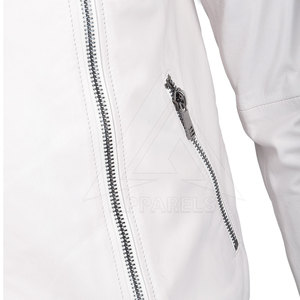 Chaqueta de cuero para hombre de alta calidad 2025, chaqueta de cuero de diseño personalizado, chaqueta de cuero de Color personalizado para hombre - Product Image 4