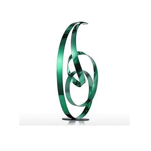 2023 vente chaude métal feuille Statue Figurine à collectionner bureau maison Accent fleur Sculpture feuilles disponibles au prix le moins cher - Product Image 4