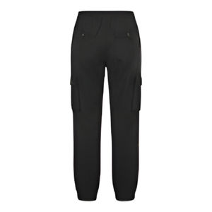 Pantalones de Trabajo Casuales de Negocios para Mujer, de Lona Transpirable de Secado Rápido, con Cierre de Cordón, Lisos, 100% Algodón, Cintura Media - Product Image 4