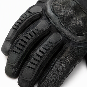 Gants tactiques d'opérations spéciales avec protection rigide moulée par injection pour les paumes, coussinets de doigts en TPR, dos en Kevlar et dos des doigts en cuir numérique - Product Image 3