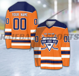 2026 Premium Quality Factory Wholesale Custom Breathable 100% Polyester Quick-Dry Ice Hockey Uniforms Set Custom Design Team - Product Image 2