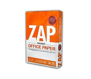 Papier de copie ZAP A4 de haute qualité 500 feuilles/rame 100% pâte de bois vierge 80g haute blancheur pré-imprimé prix réduit impression Bond - Product Image 6