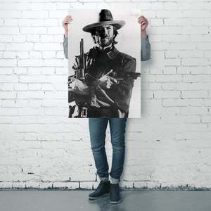 Clint Eastwood Paper <b>Poster</b> for Wall Decor - Product Image 4