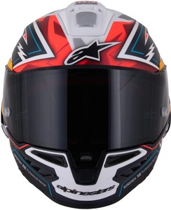 Casque de moto de qualité supérieure Alpine stars Supertech R10 FIM - Pe dro Acostaa - Product Image 2