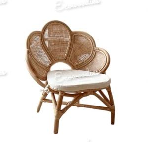 Chaise de bébé en rotin de fleur écologique faite à la main élégante chaise pour enfants taille enfant en bas âge meubles pour enfants - Product Image 4