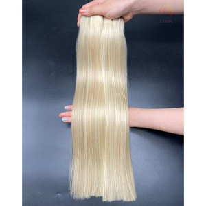 Vente en gros Extensions de cheveux à cuticule alignée, blond cendré, raides, non transformées 100% Cheveux bruts du Vietnam Mode chaude Vague naturelle - Product Image 3