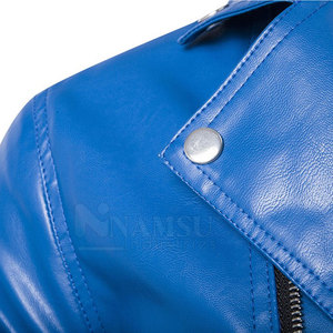 Veste en cuir à la mode pour hommes Vestes en cuir confortables de haute qualité Casual Street Wear Vestes d'hiver pour hommes - Product Image 3