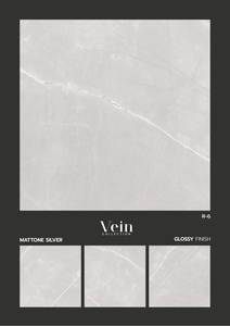 Azulejo de pared de suelo de porcelana esmaltada de mármol moderno Acabado brillante 600X600mm Azulejos antideslizantes y antibacterianos - Product Image 6