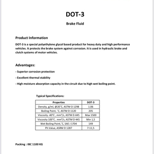 Liquide de frein DOT3/DOT4, lubrifiant automobile avec additifs, huile hydraulique - Product Image 3