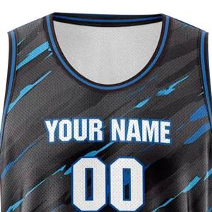 Vente chaude Maillot de basket-ball de qualité supérieure Vêtements de sport sur mesure Top Tendance Anti-Rides Respirant Plus Size Options Pas Cher - Product Image 2