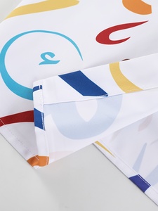 Streetwear tendance pour hommes, chemise et short à manches courtes et imprimé graffiti multicolore, ensemble de vacances 100% coton à séchage rapide - Product Image 4