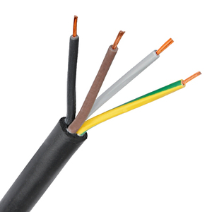Tubo in PVC H03VV-F 4x0,75 mm² nero in rotolo - Product Image 1