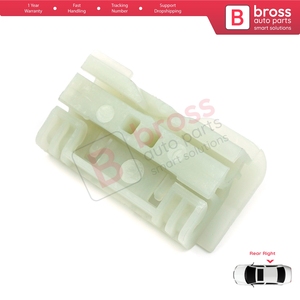 Clips de réparation de lève-vitre arrière droit BWR1047 pour Clio MK3 BR CR KR SR 2005-2014 5 portes 8200291153 - Product Image 2