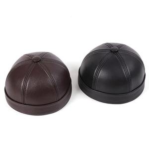 Gorras de Béisbol al por Mayor, Gorra sin Visera de Cuero Personalizada con Bordado - Product Image 6