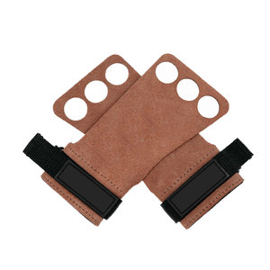 Gran oferta, muñequeras de cuero Premium hechas a medida, empuñaduras de gimnasia de entrenamiento cruzado para pull Ups, levantamiento de pesas, protege tu - Product Image 5