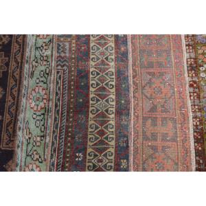 Alfombra Turca Vintage de 2.5x10 pies, Alfombra Azul del Suroeste de Estados Unidos, de Lana - Product Image 4