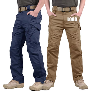 Pantalones Cargo Deportivos para Hombre, Estilo Nuevo, de Lona, Rectos, Transpirables, de Secado Rápido, para Gimnasio y Uso Casual - Product Image 1