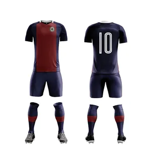 맞춤형 로고 축구 유니폼/맞춤형 훈련 및 스포츠웨어 축구 유니폼을 사용한 새로운 모델 최신 인쇄