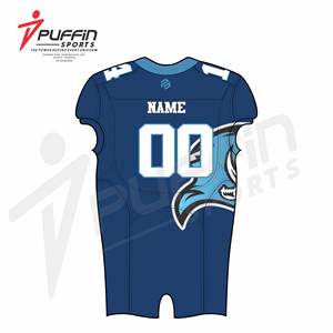 ชุดเสื้อทีมอเมริกันฟุตบอลสั่งทำขายส่ง แบบแขนสั้น พิมพ์ลายดิจิทัล ระบายอากาศได้ดี คุณภาพสูง จากผู้ผลิตจำนวนมาก - Product Image 3