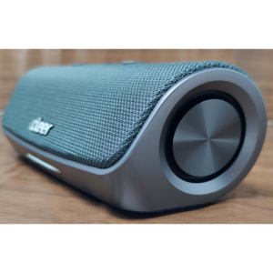 Haut-parleur Bluetooth gris résistant à l'eau portable avec option d'impression de logo personnalisée - Product Image 3