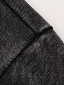 เสื้อสเวตเตอร์ผ้าคอตตอน100% หนาของผู้ชายเสื้อฮู้ดสีดำสไตล์วินเทจ - Product Image 5