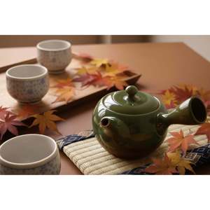 Asayu Traditional Japanese Teapot 360ml Midoriyu - Product Image 4