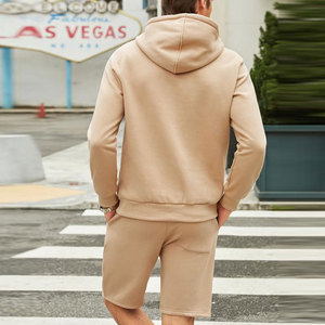 OEM Custom Printed <b>Short</b> Tracksuits High Quality Baggy Hoodie and <b>Shorts</b> Set Two Piece <b>Men</b> 100% Cotton <b>Men</b> - Product Image 2
