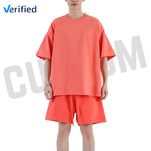 Venta al por mayor ropa de calle Y2k 100% algodón hombres camisetas logotipo personalizado pesado camiseta de gran tamaño camiseta para hombres DDP envío - Product Image 2