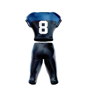 Vente en gros 2025 Football américain avec logo personnalisé respirant de grande taille manches courtes imprimé par sublimation - Product Image 2