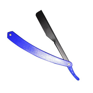 Maquinilla de afeitar Max White Head de seguridad de doble filo en azul para afeitado de cara, cuerpo y axilas - Product Image 1