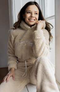 Ensemble de survêtements d'hiver 3 pièces pour hommes, confortables et décontractés, vêtements de détente 100% coton - Product Image 4