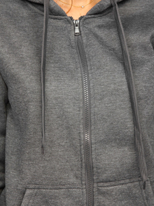 Wholesale Jogger Set Solid 2 Pieces Hoodie and Jogger Set Custom Logo Slim Fit <b>Women</b> Sweat Suit <b>Tracksuit</b> Sets Customized - Product Image 5