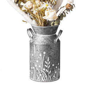 แจกันดอกไม้โลหะชุบสังกะสีทำมือ สไตล์โมเดิร์น เป็นมิตรกับสิ่งแวดล้อม น้ำหนักเบา เหมาะสำหรับตกแต่งโต๊ะงานแต่งงานสไตล์เรียบง่าย - Product Image 6