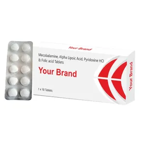 Vendita calda Private Label vitamina B12 compresse integratore sanitario al miglior prezzo all'ingrosso produttore indiano
