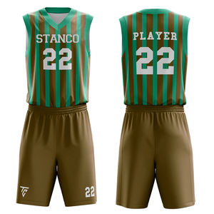 Uniforme de basket-ball de haute qualité avec nom d'équipe personnalisé caractéristique respirante prix raisonnable - Product Image 1