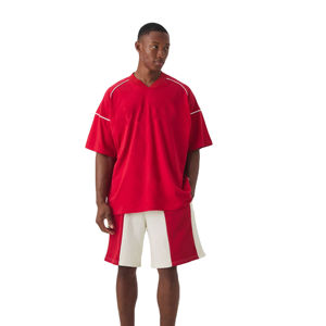 Conjunto de Ropa de Diseñador para Hombre, Verano 2026, Moda Urbana, Casual, Holgado, de Algodón, Conjunto de Camiseta y Pantalones Cortos a Juego, Talla Grande - Product Image 3