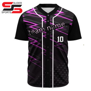 Ensemble d'uniformes de baseball personnalisés en gros pour adultes unisexes - 100% polyester anti-UV, séchage rapide, évacuation de l'humidité, respirant - Product Image 6