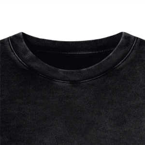 Sudadera de Hombre de Talla Grande con Lavado Ácido, Diseño Moderno, Hombros Caídos, Estilo Vintage, Lisa, Manga Larga, Informal, Unisex, Venta al Por Mayor - Product Image 3