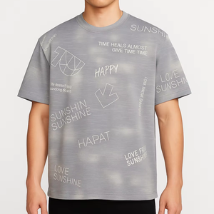 Camiseta Corta de Corte Cuadrado, Holgada, con Lavado Ácido, Diseño Sólido Unisex, Venta Directa al por Mayor - Product Image 1