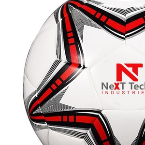 Balón de entrenamiento de fútbol de Next Tech Industries, material de PU para fines de entrenamiento con diseño personalizado y logotipo personalizado - Product Image 4