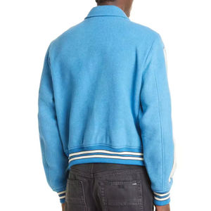 Veste universitaire matelassée en toile pour homme, nouvelle conception, best-seller, tendance 2026, respirante, séchage rapide, logo avant, mode - Product Image 2