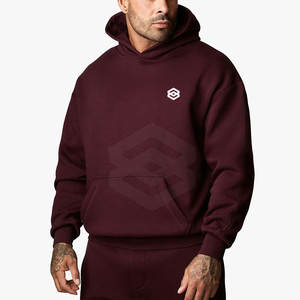 Último diseño de sudaderas con capucha de gran tamaño para hombres con diseño de logotipo personalizado de alta calidad personalizado 2025 sudaderas con capucha de gran tamaño - Product Image 1