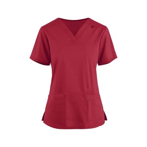 Anti-rides lavable tissu doux soins infirmiers Scrubs hôpital uniforme médical Scrubs hauts femmes survêtement Scrubs ensembles infirmière uniforme - Product Image 4