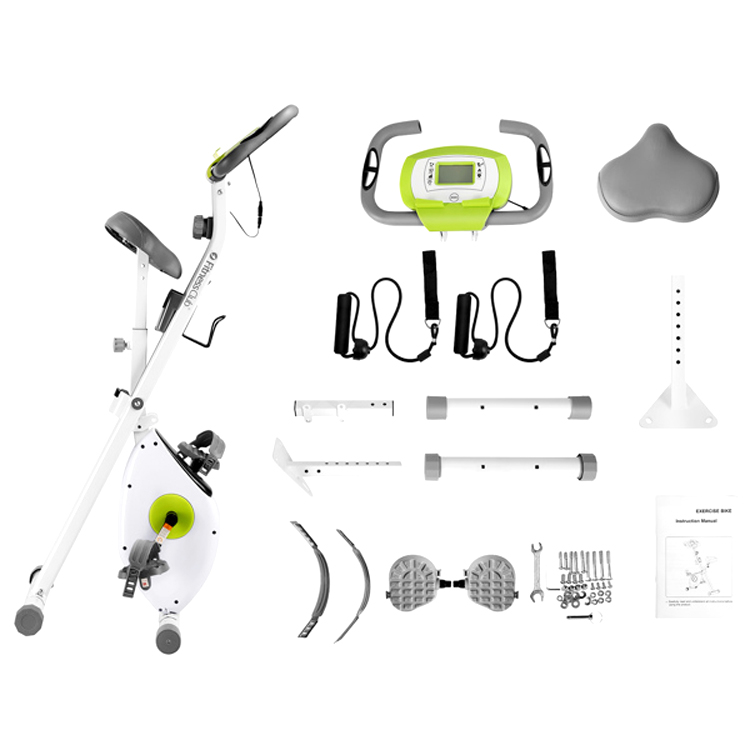 Велотренажер с привлекательными цветами жемчужный белый и серый зеленый и ЖК-монитор с функцией DDP на склад в Великобритании