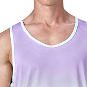 Venta directa de fábrica, camiseta sin mangas de verano para hombre de talla grande, ropa deportiva informal de punto transpirable para actividades al aire libre - Product Image 6