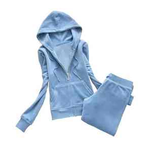 Survêtement Slim Fit Survêtements pour femmes Ensemble 2 pièces Survêtements de sport personnalisés de haute qualité Ensemble 2 pièces - Product Image 3